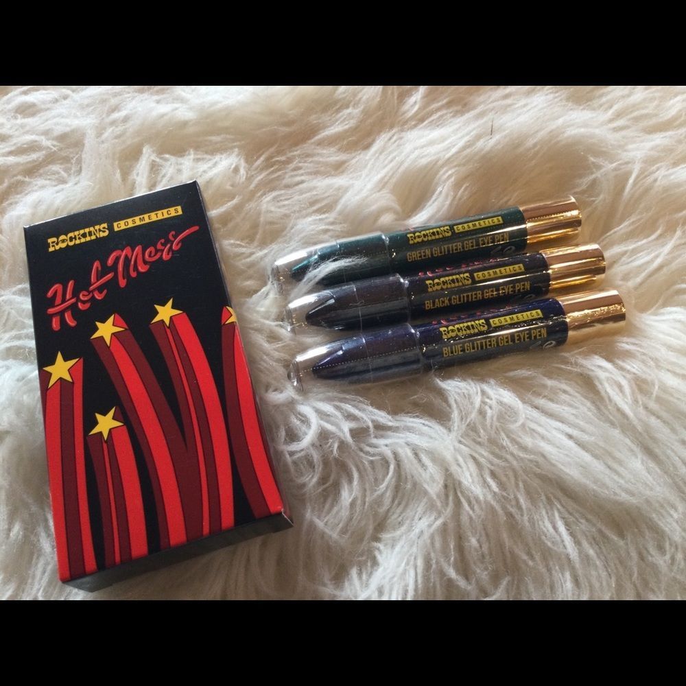 NIB never used glitter gel eye pens